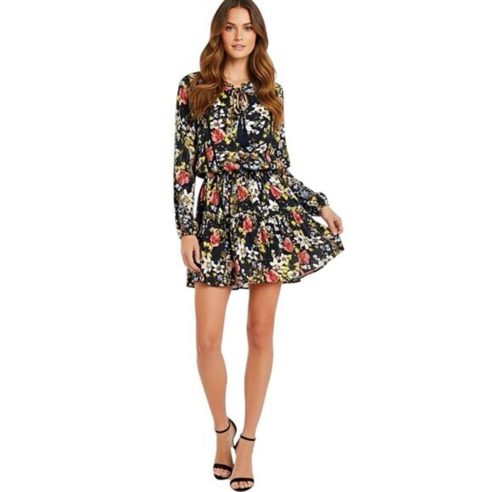 Banana Republic Womens Dress Size XS Floral Boho Bohemian Garden Party Festival